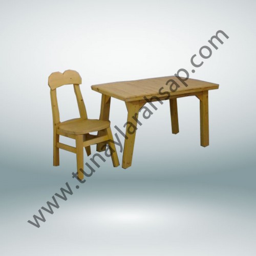 mss0043 Nisanur Ahşap Masa Sandalye